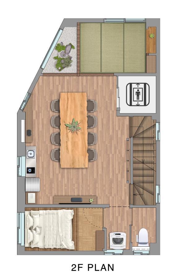 古今 天下茶屋 With A Private Parking Lot And A Half Open-Air Bath And Direct To Kix Osaka Exterior foto